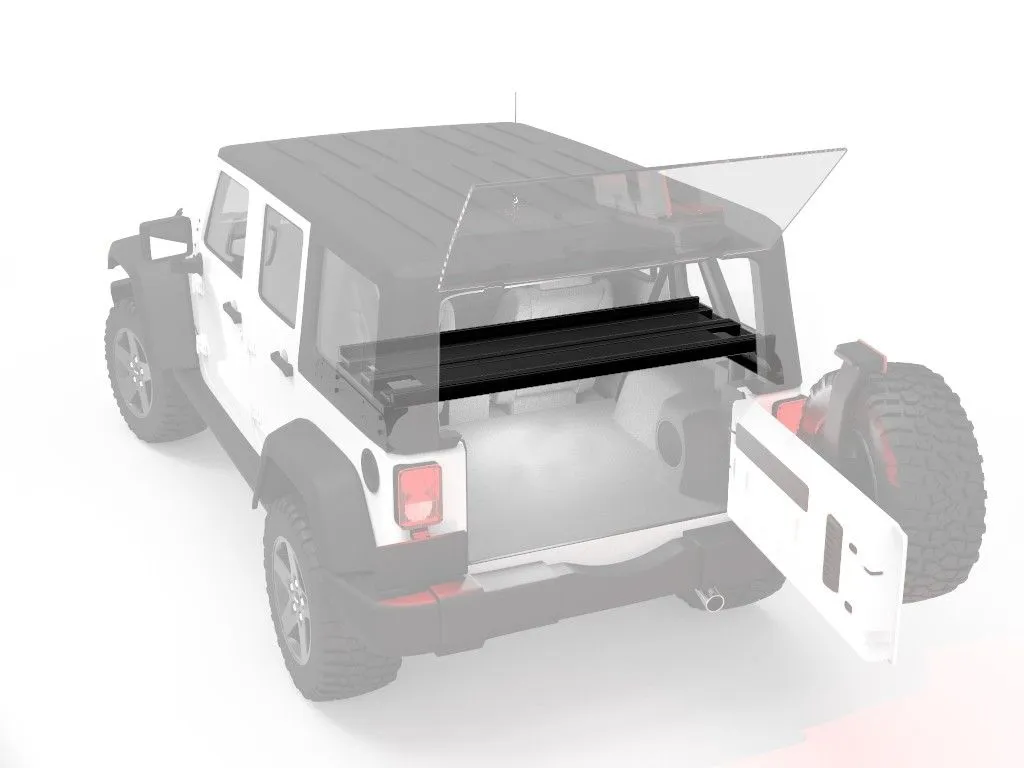 '07-17 Jeep Wrangler JKU 4-Door Interior Cargo Storage Rack