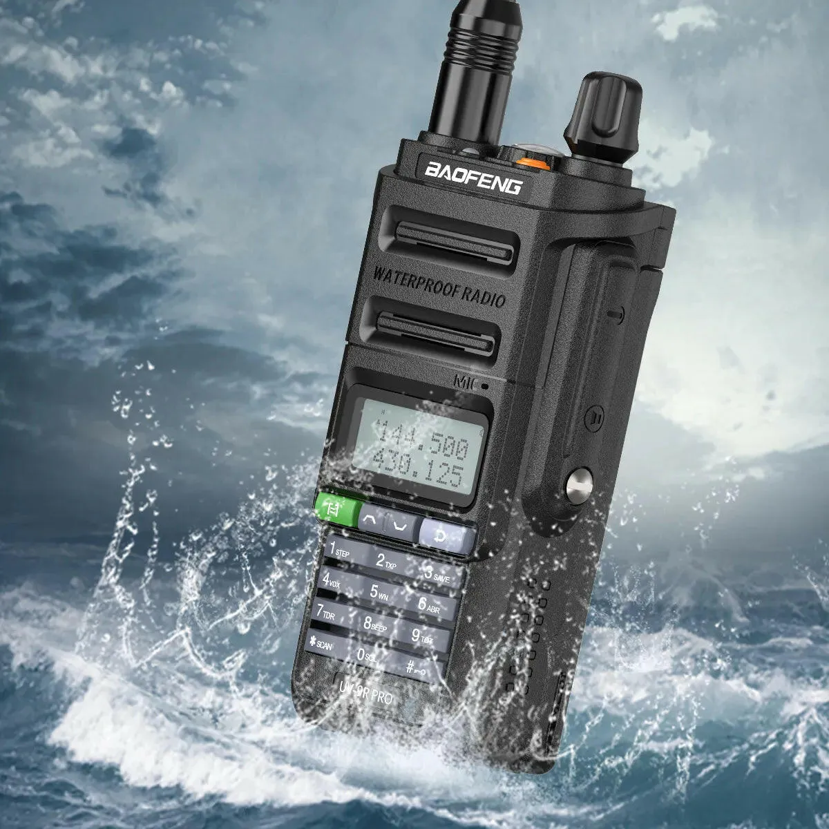 2023 Baofeng UV-9R Pro V1 V2 Waterproof IP68 16KM Walkie Talkie Type-C Charger UHF VHF Long Range UV-5R Upgrade Ham CB Radio
