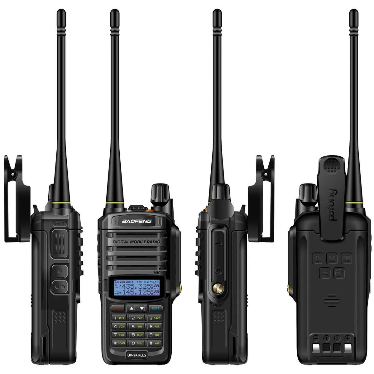 2023 Baofeng UV-9R Pro V1 V2 Waterproof IP68 16KM Walkie Talkie Type-C Charger UHF VHF Long Range UV-5R Upgrade Ham CB Radio