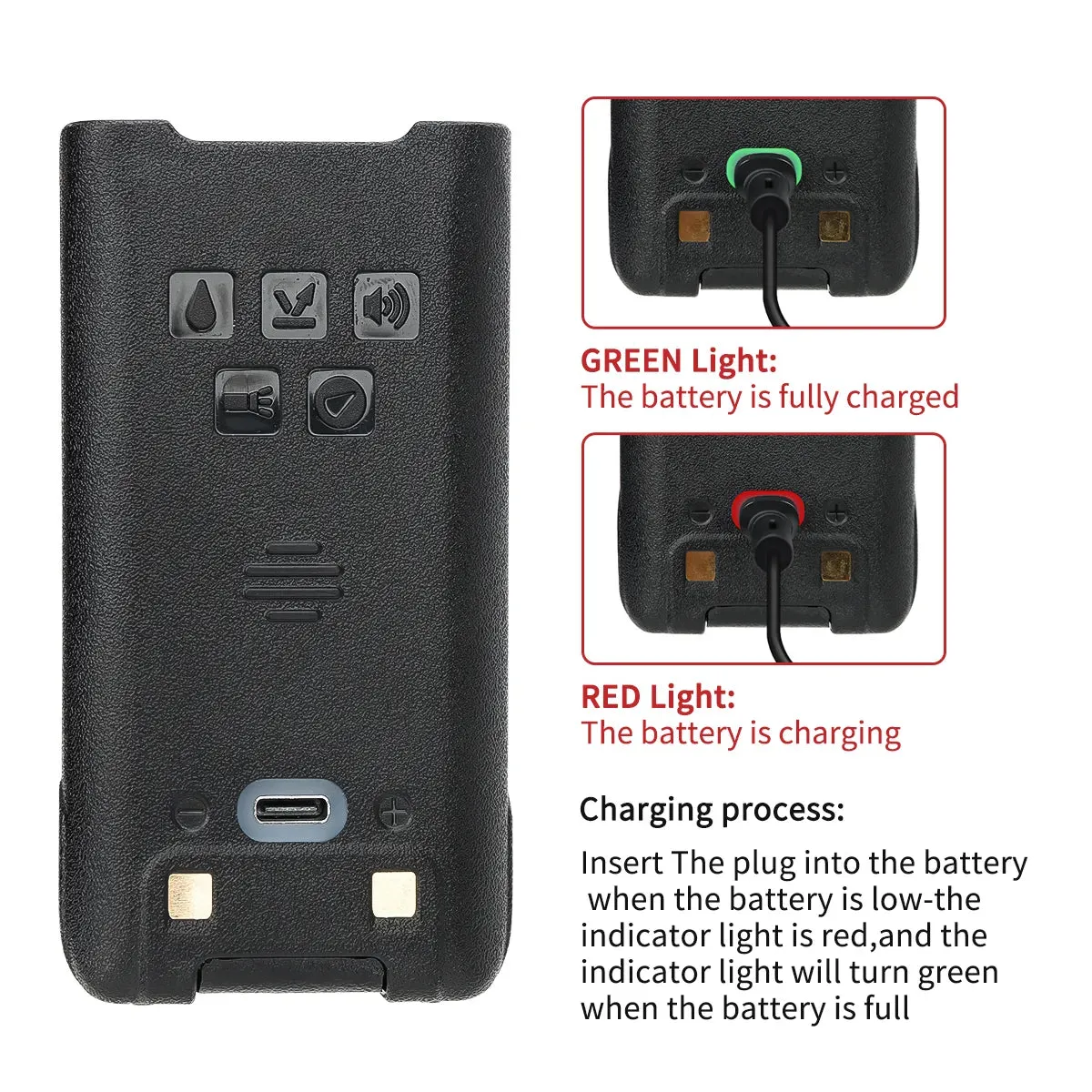 2023 Baofeng UV-9R Pro V1 V2 Waterproof IP68 16KM Walkie Talkie Type-C Charger UHF VHF Long Range UV-5R Upgrade Ham CB Radio