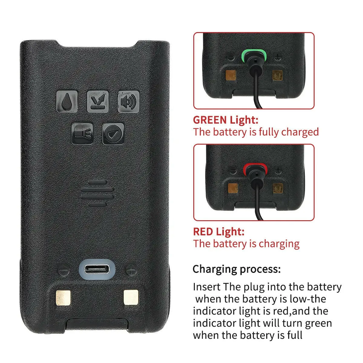 2023 Baofeng UV-9R Pro V1 V2 Waterproof IP68 16KM Walkie Talkie Type-C Charger UHF VHF Long Range UV-5R Upgrade Ham CB Radio