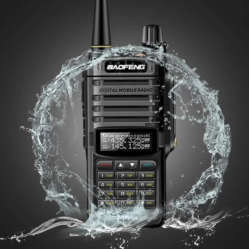 2023 Baofeng UV-9R Pro V1 V2 Waterproof IP68 16KM Walkie Talkie Type-C Charger UHF VHF Long Range UV-5R Upgrade Ham CB Radio