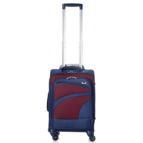 22x14x9 Airline Approved United Delta Southwest & More | CarryOn for Men & Women | Luggage Carry Bag Rolling Travel Suitcase With Large Storage Capacity |
