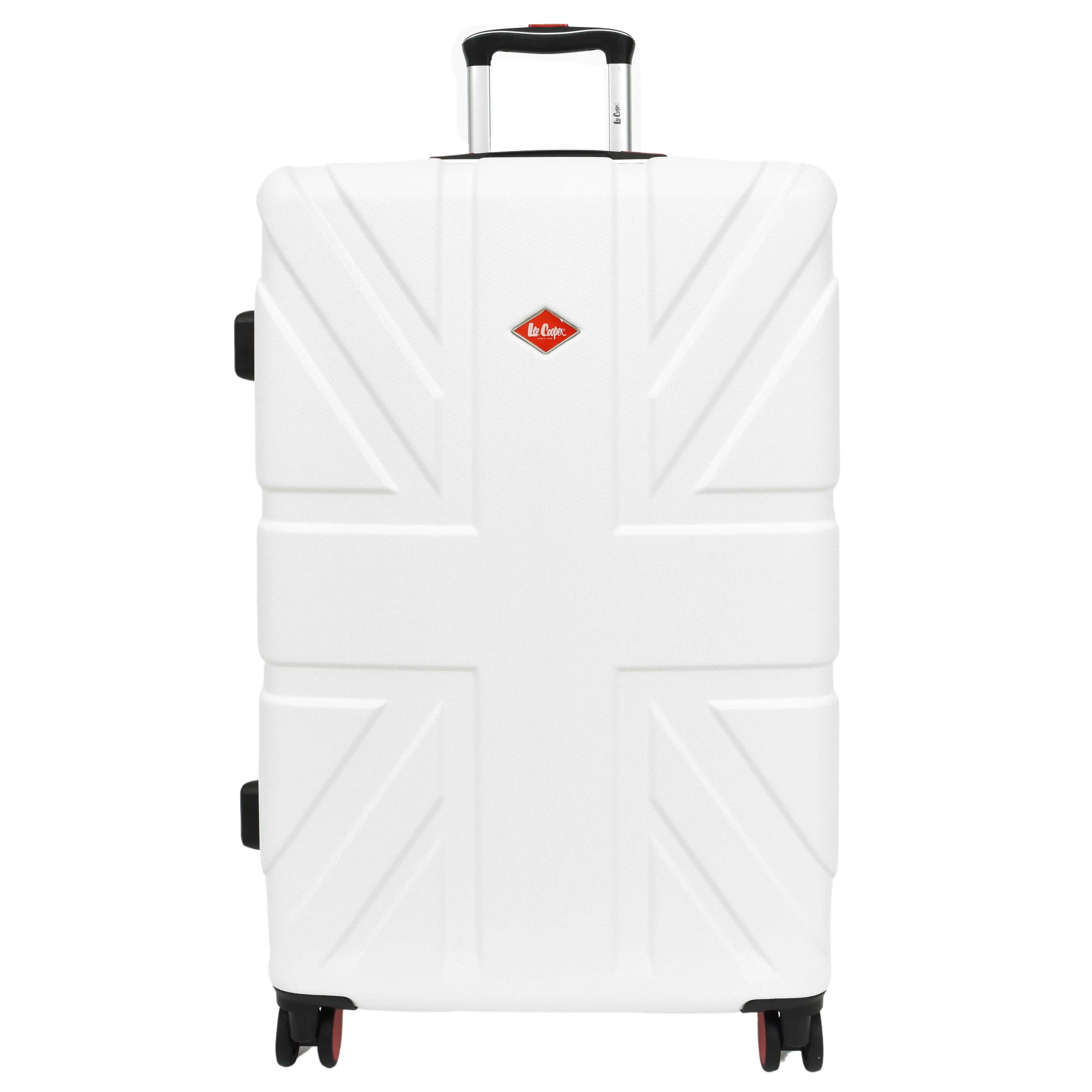 4 Wheel Spinner TSA Hard Travel Luggage Union Jack White