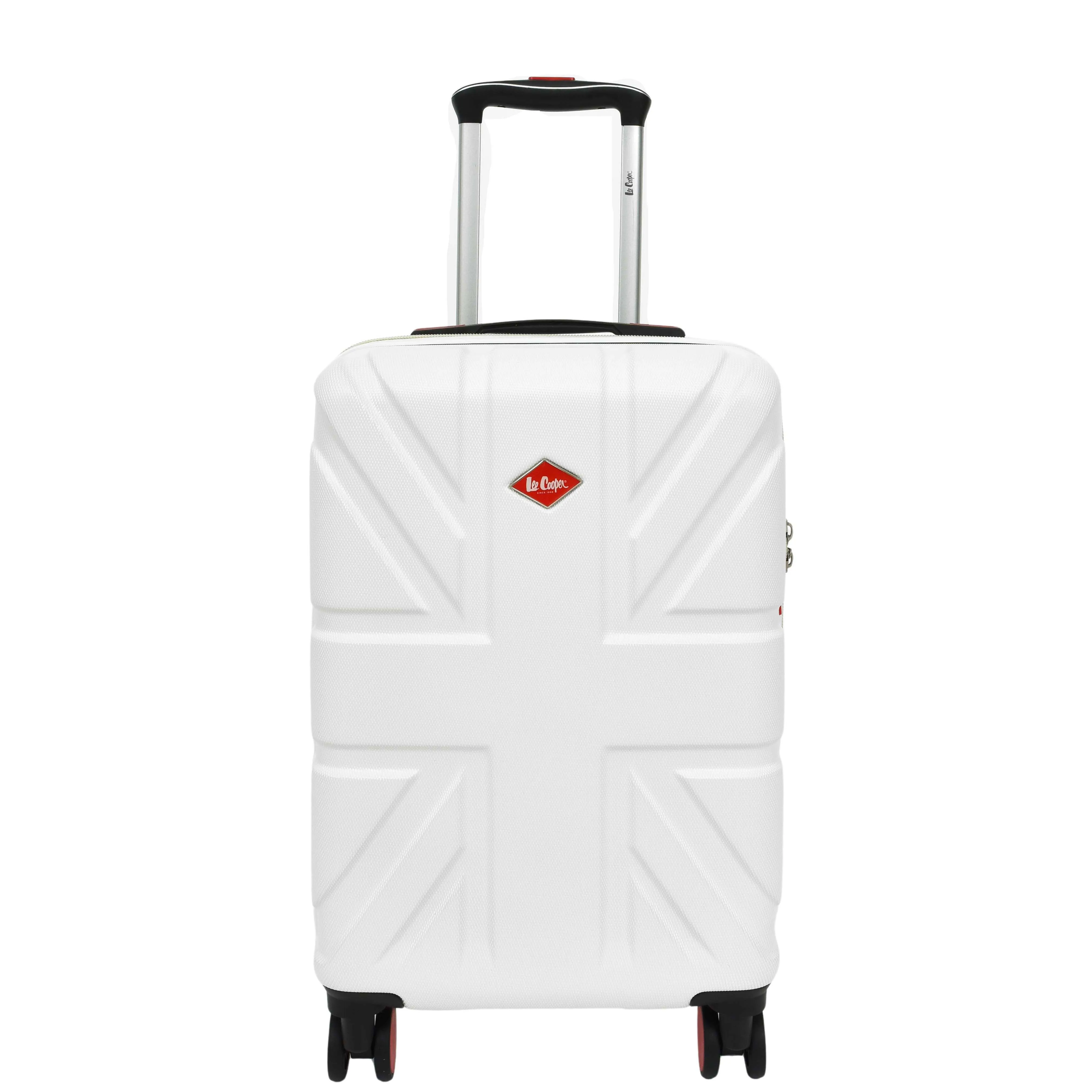 4 Wheel Spinner TSA Hard Travel Luggage Union Jack White
