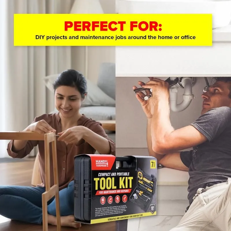 7 Pack Compact Portable Tool Set Kit