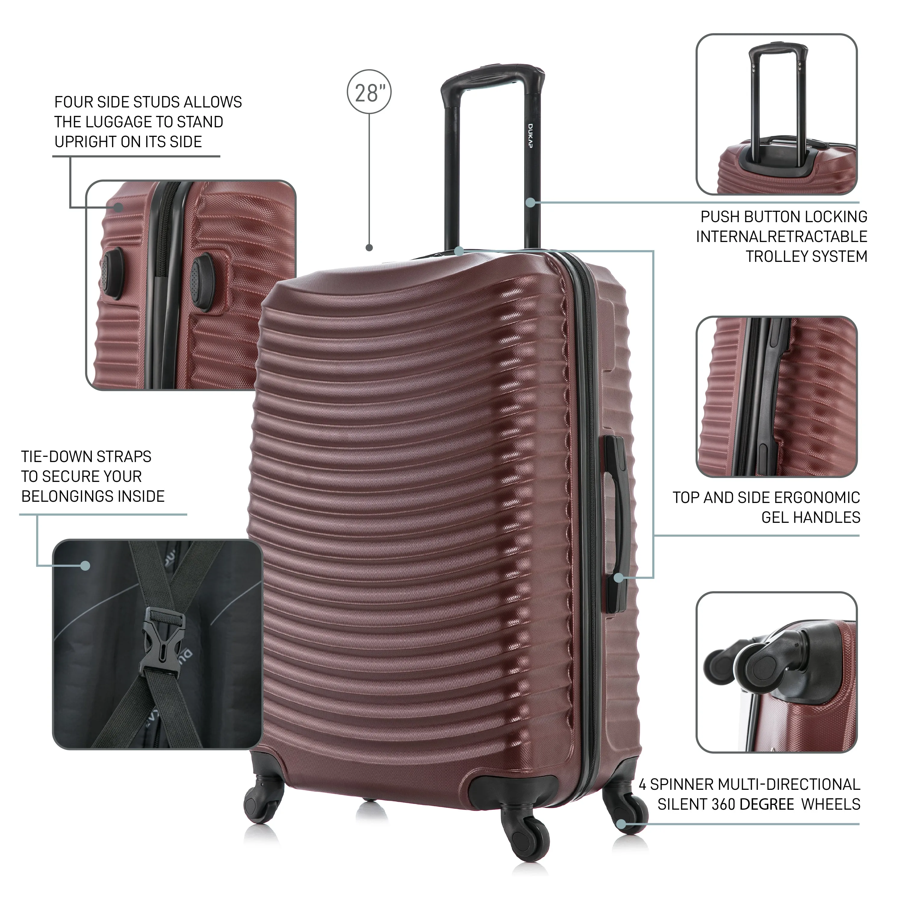 ADLY 3 Piece Set 20''/24''/28''