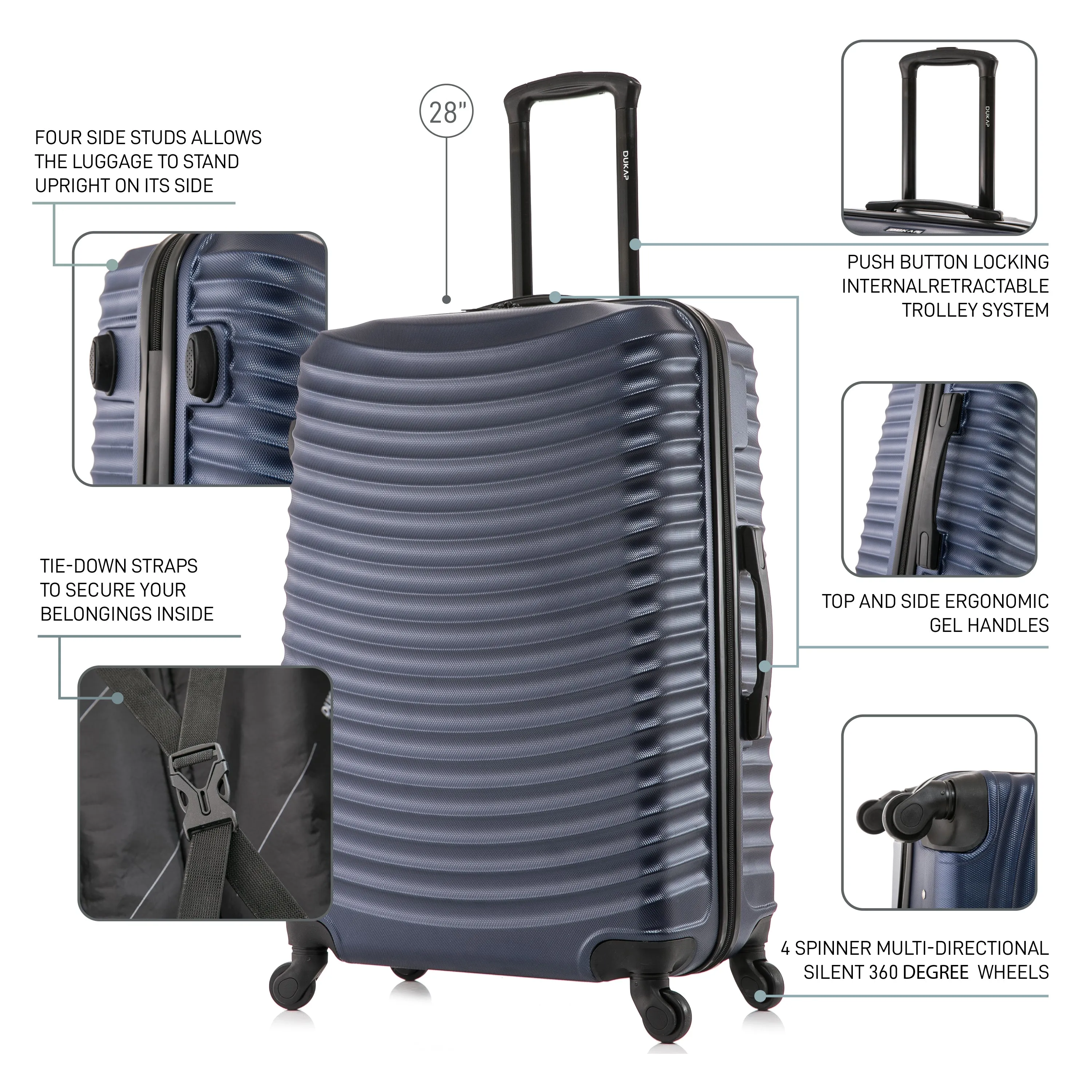 ADLY 3 Piece Set 20''/24''/28''