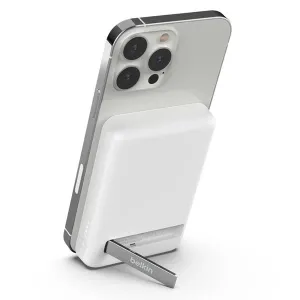 BELKIN BoostCharge Magnetic Wireless Power Bank 5K for Apple Iphone   Stand
