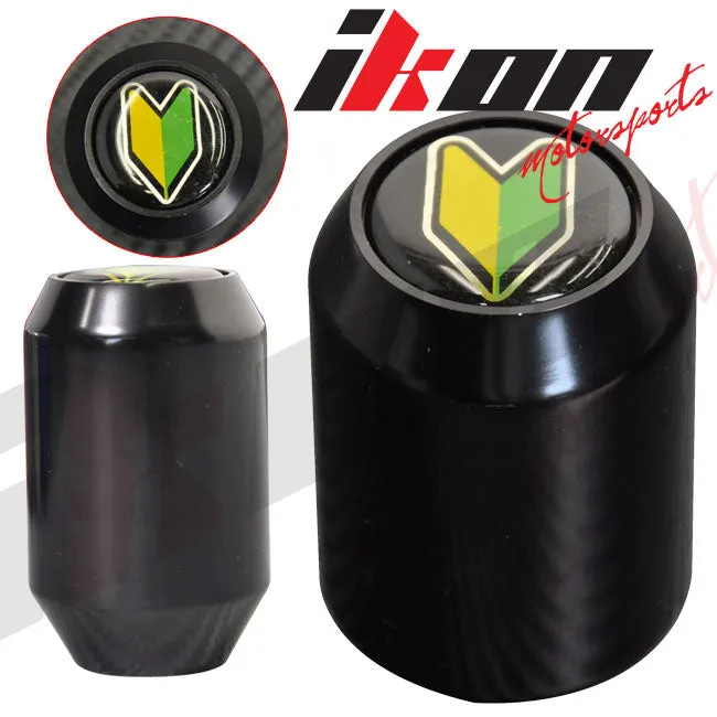 Black M10X1.5MM Thread MT Manual MUG Gear Shift Knob  BD Badge