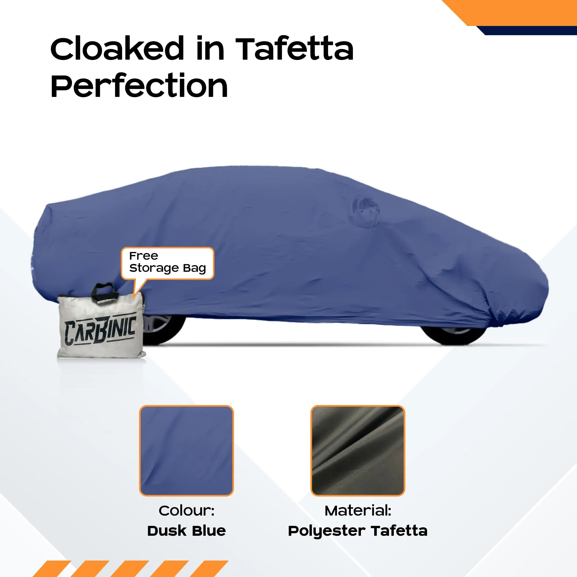 CARBINIC Car Body Cover for Renault Kiger |Water Resistant, UV Protection Car Cover |Scratchproof Body Shield| Dustproof All-Weather Cover| Mirror Pocket & Antenna |Car Accessories