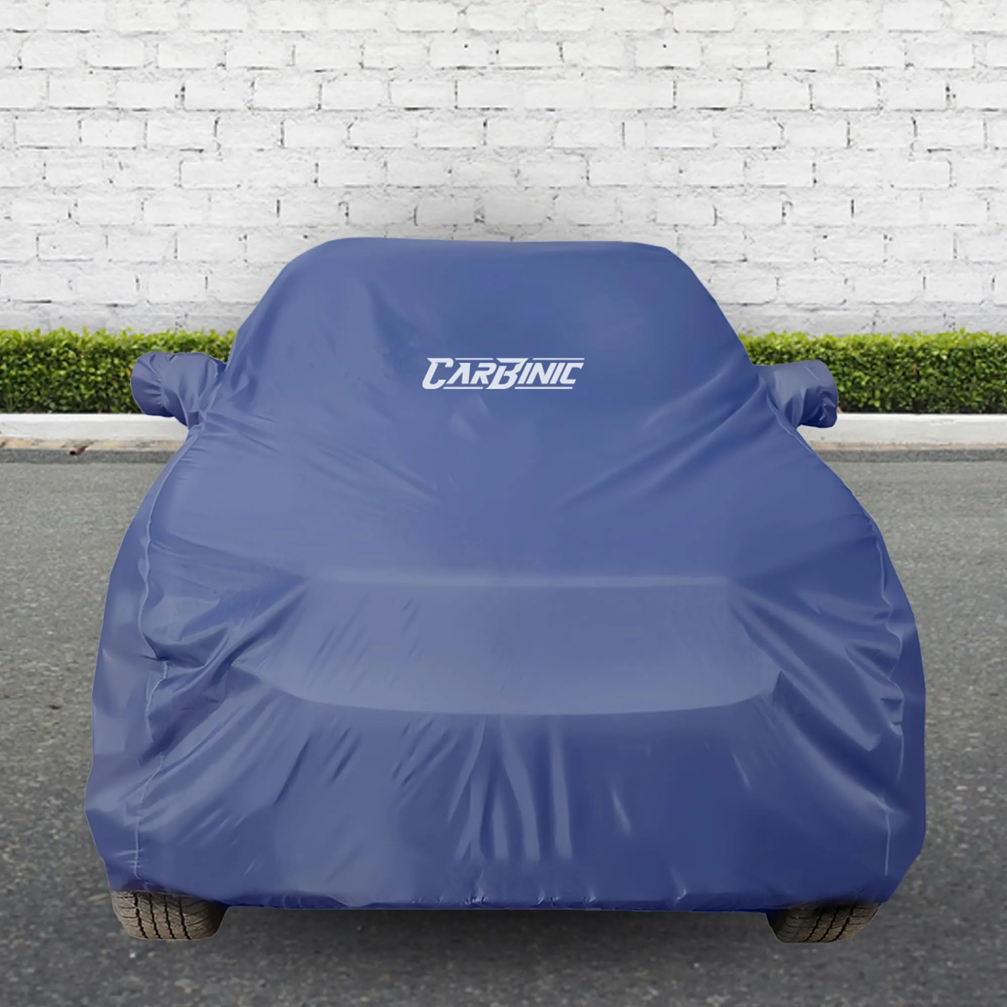 CARBINIC Car Body Cover for Renault Kiger |Water Resistant, UV Protection Car Cover |Scratchproof Body Shield| Dustproof All-Weather Cover| Mirror Pocket & Antenna |Car Accessories