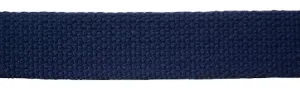 Cotton Webbing - Navy - 1" (25mm)
