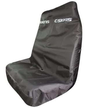 Double Seat Cover in Black