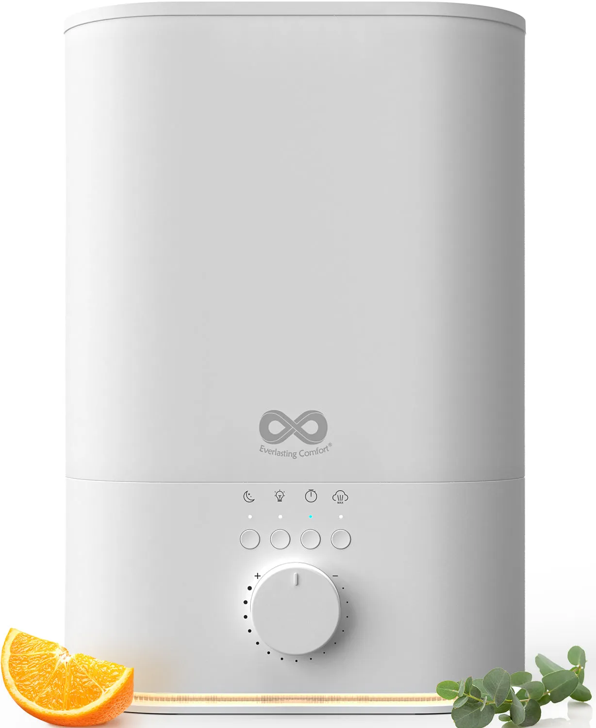 Everlasting Comfort Upgraded 6L Top Fill Humidifier Large Room & Bedroom, MAX Humidifier, Quiet Cool Mist, Easy to Clean & Fill, 60 Hour Run Time, Aromatherapy