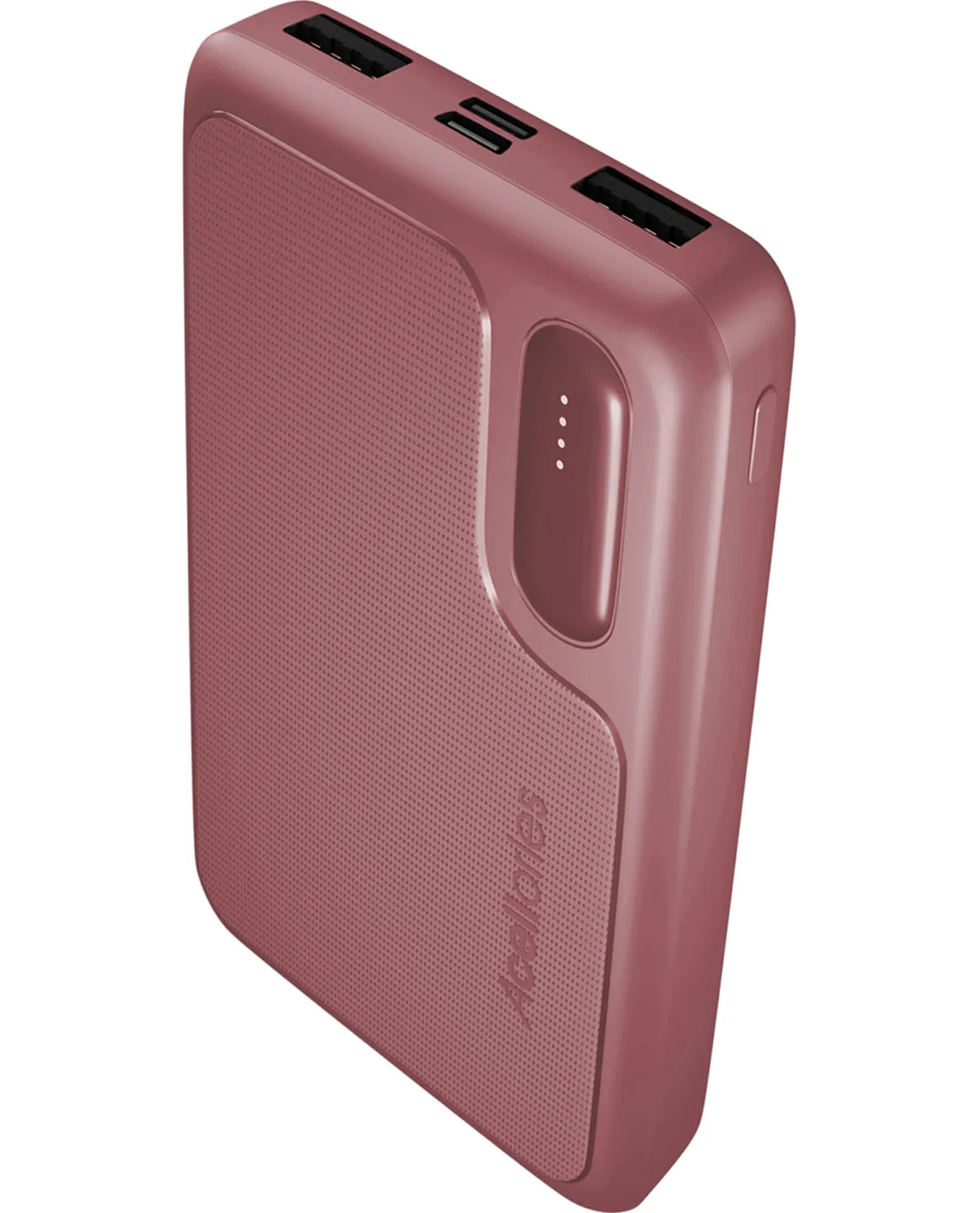 Fast-Charging Nano Rose Gold Power Bank with LED Display