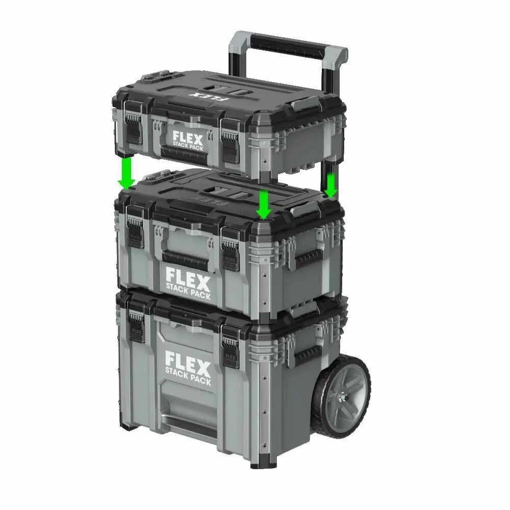 Flex Fsm1101-3 Stack Pack 3-Pc. Storage System