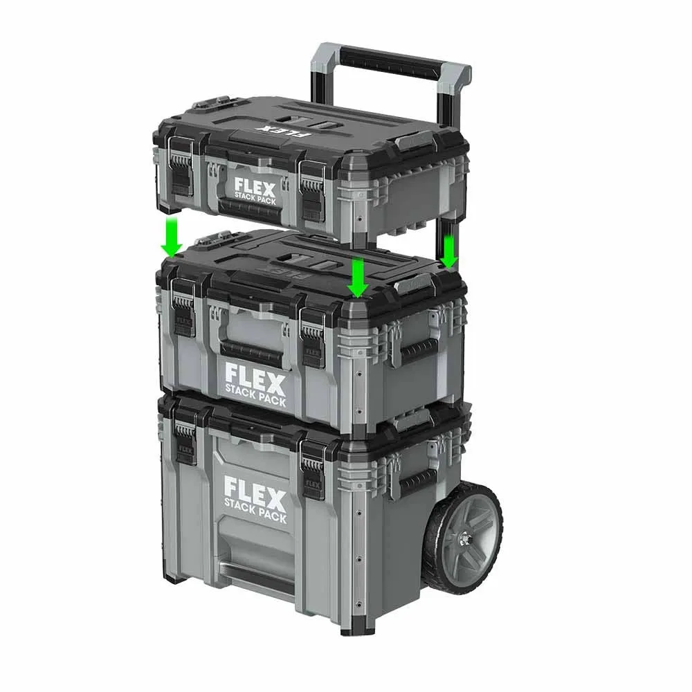Flex Fsm1101-3 Stack Pack 3-Pc. Storage System