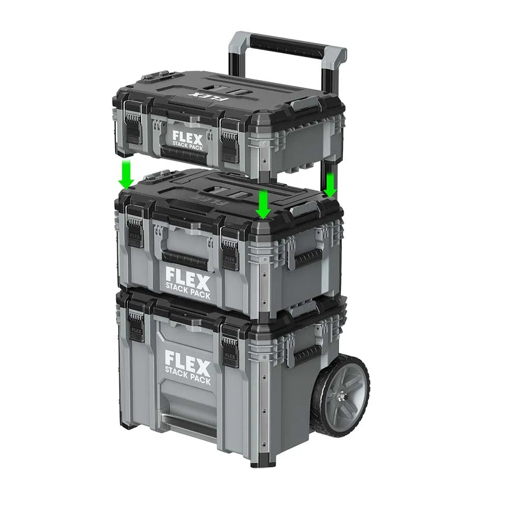 Flex Fsm1101-3 Stack Pack 3-Pc. Storage System