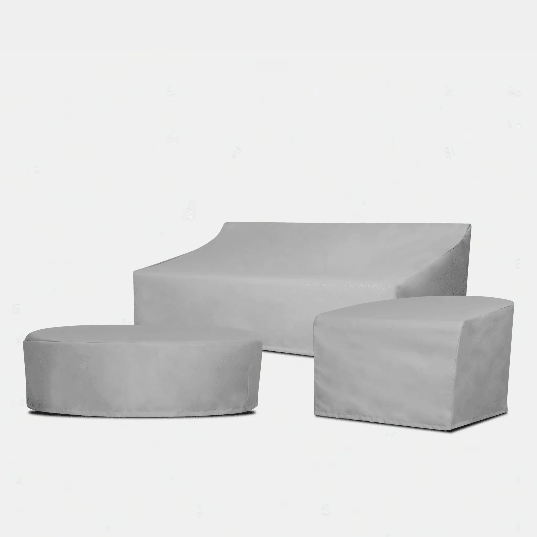 Hayman Teak Ottoman - Weather Cover