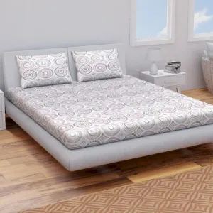 Himeya Comfort Percale Africana Bedsheet - Grey