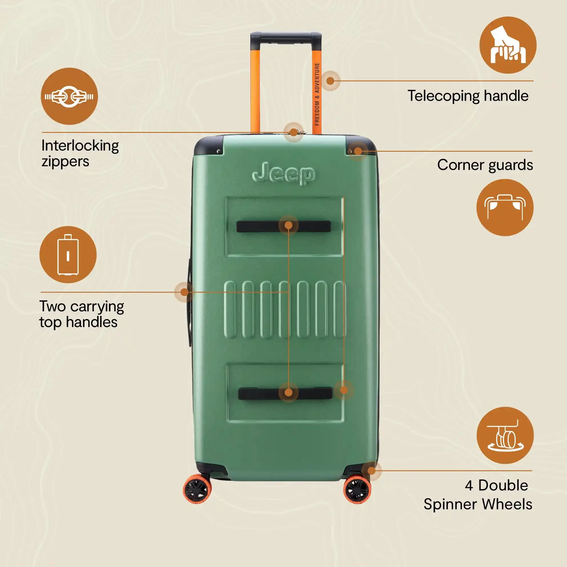 JH002B - Large Expandable Spinner Trunk