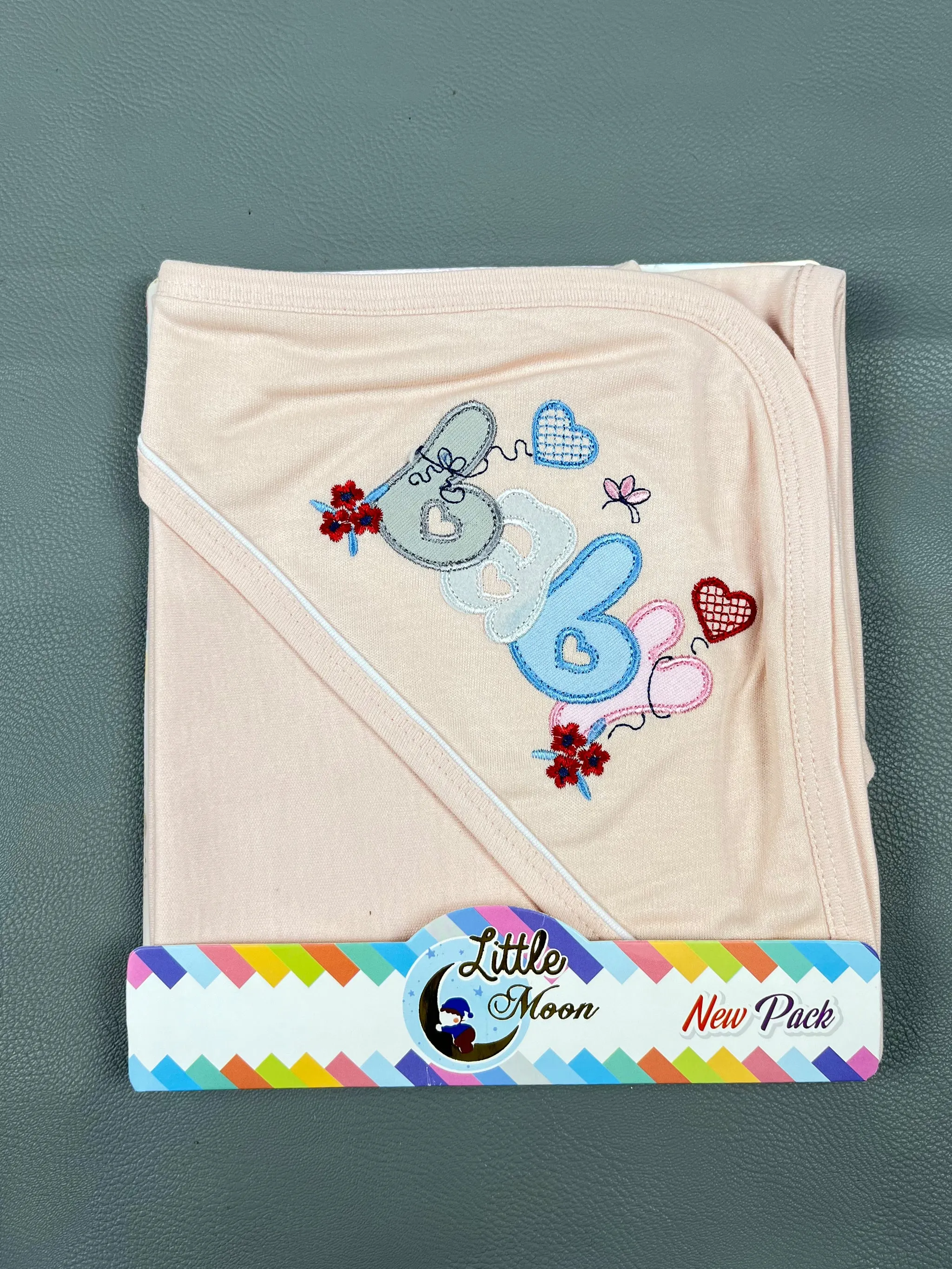 Light Peach Baby Wrapping Sheet For Newborn NWS19