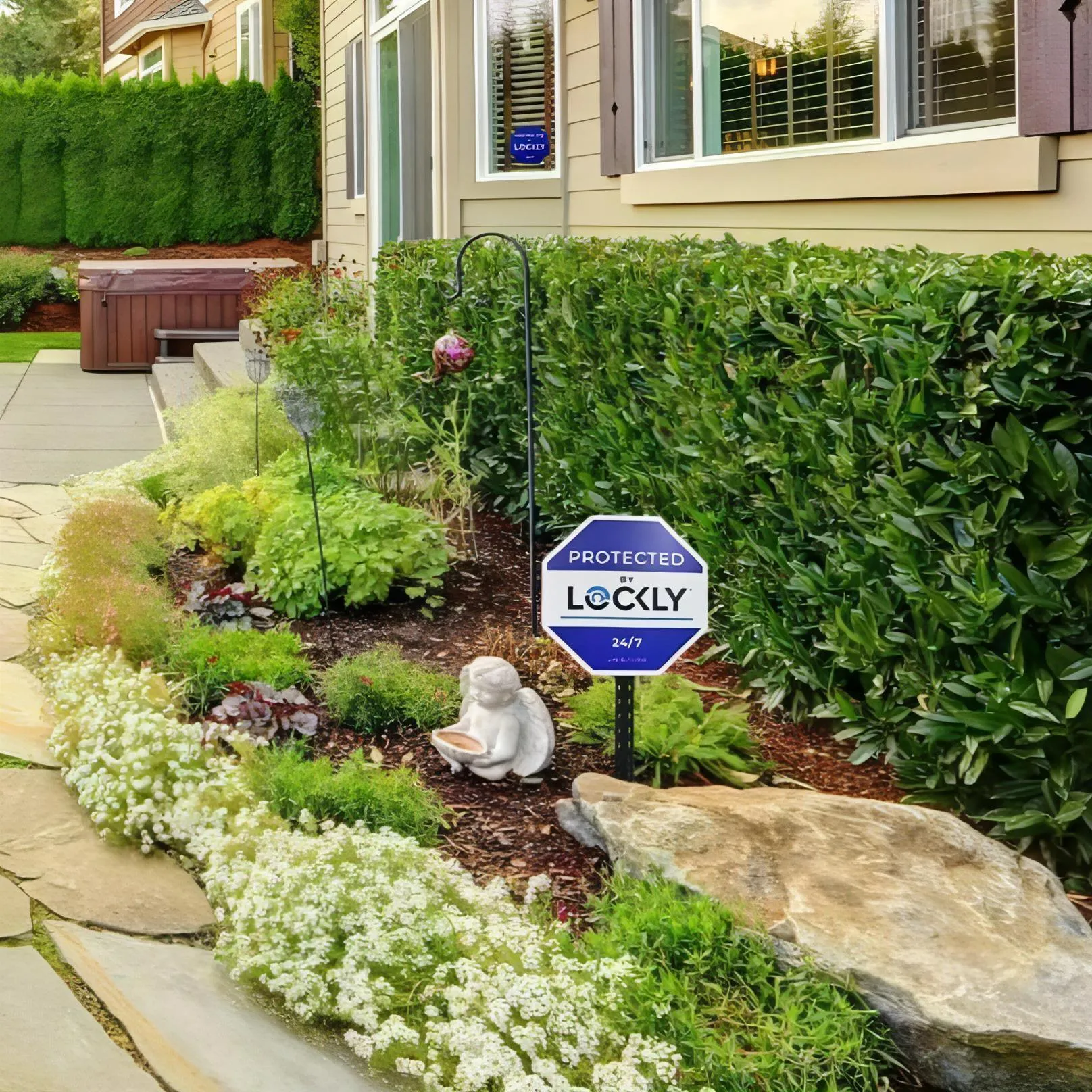 Lockly Security Yard Sign