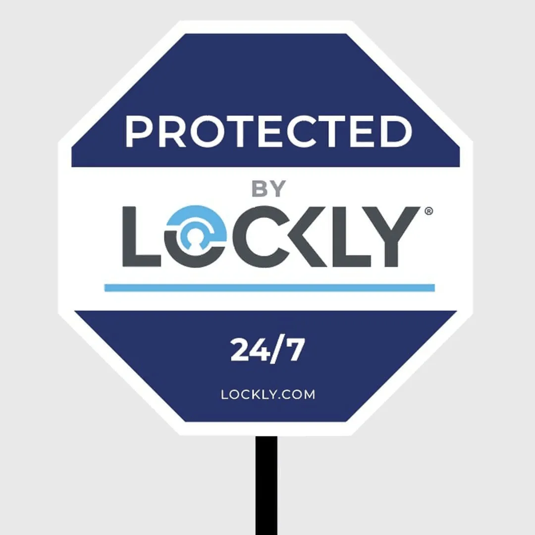 Lockly Security Yard Sign