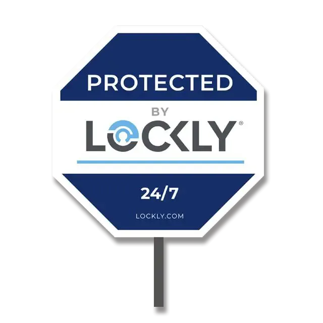Lockly Security Yard Sign