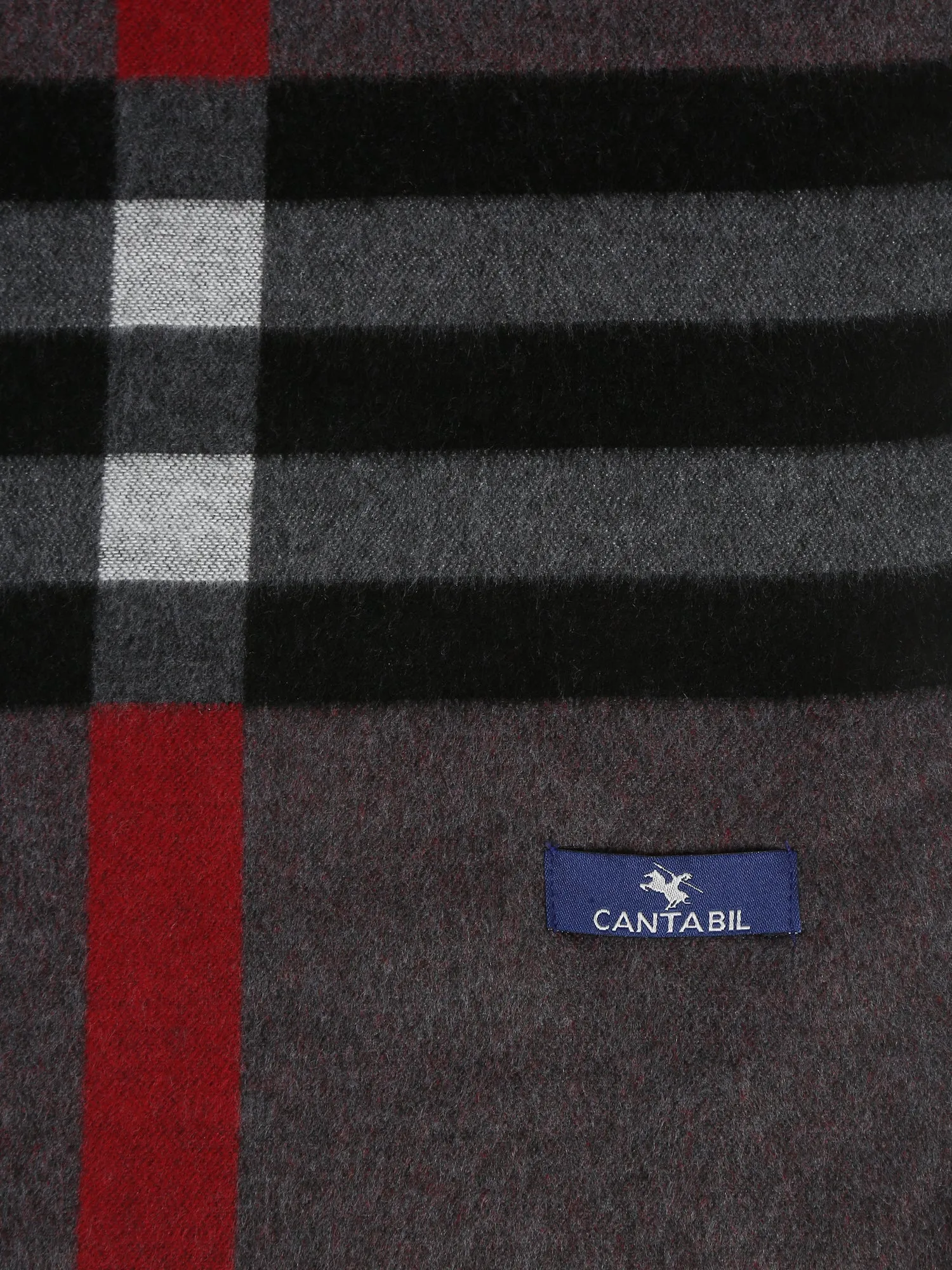 Men's Grey Fashion Broad Check  Muffler