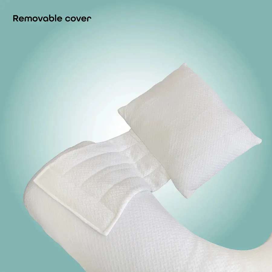 Moon - Organic Multi-Position Pregnancy Pillow (White)