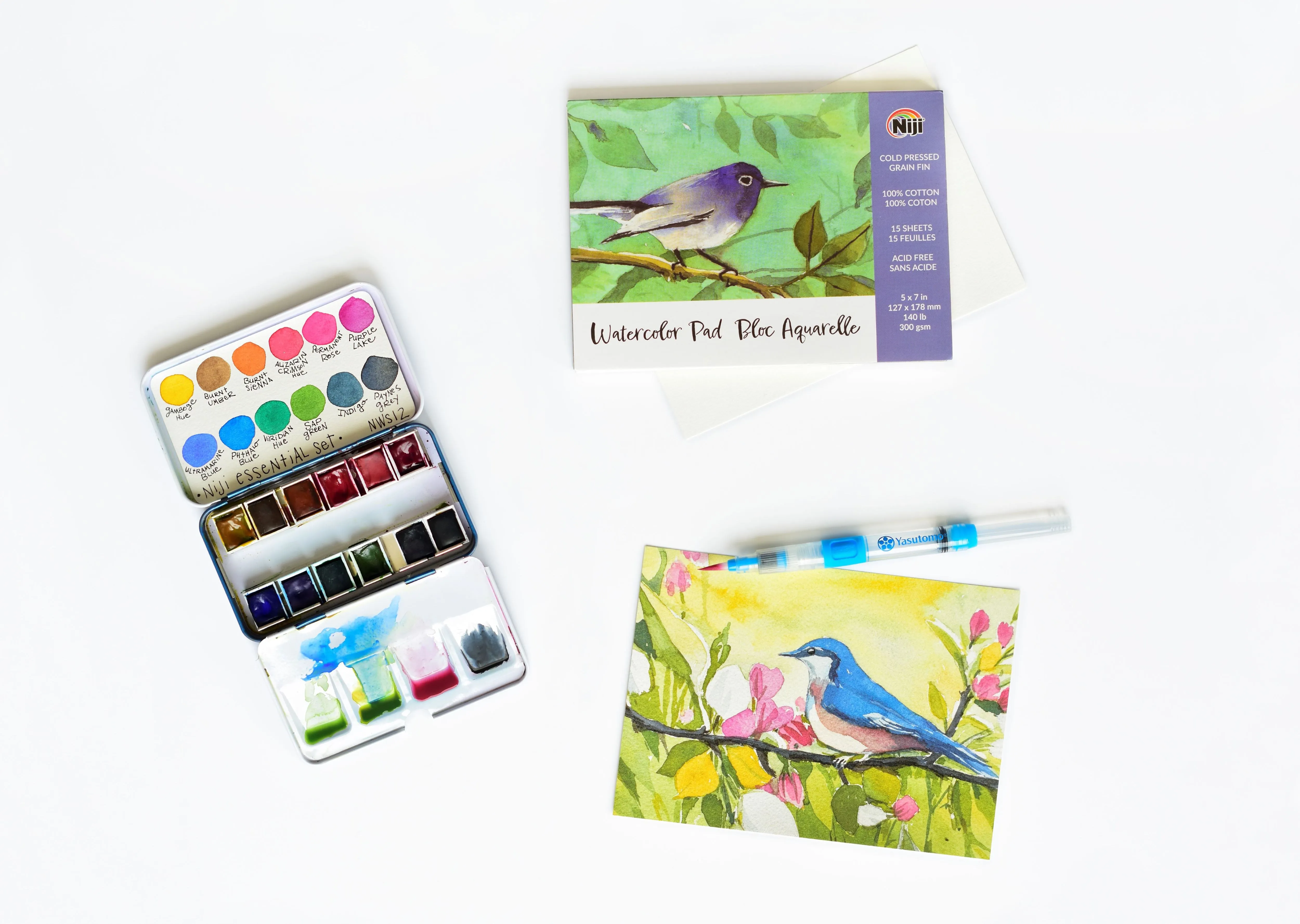 Niji Watercolor Essentials Kit (NWS-KIT)