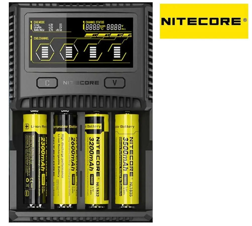 Nitecore SC4 4-Slot Fast Universal Charger