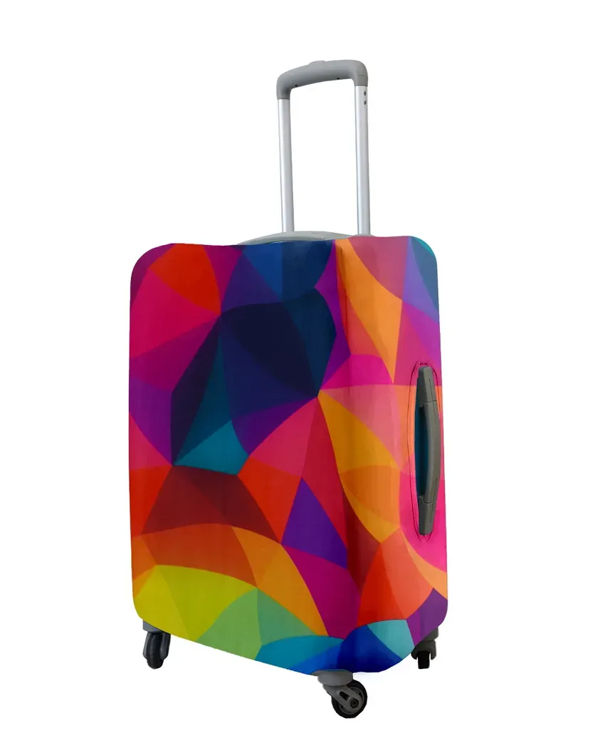 ONLY LUGGAGE COVER | Durable Polyester Stretchable Printed Protective Luggage Bag Cover