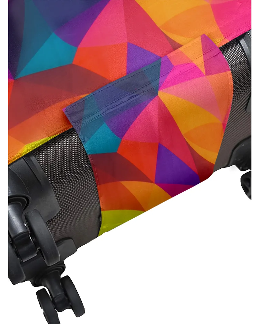 ONLY LUGGAGE COVER | Durable Polyester Stretchable Printed Protective Luggage Bag Cover