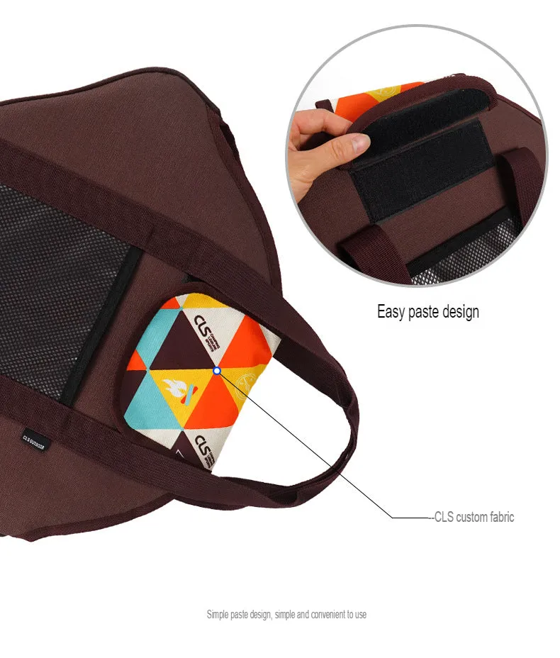 Outdoor Camping Cast Iron Pot Storage Bag, Self-Driving Barbecue Plate, Frying Pan, Frying Pan, Handbag, Thickened Portable Storage Bag