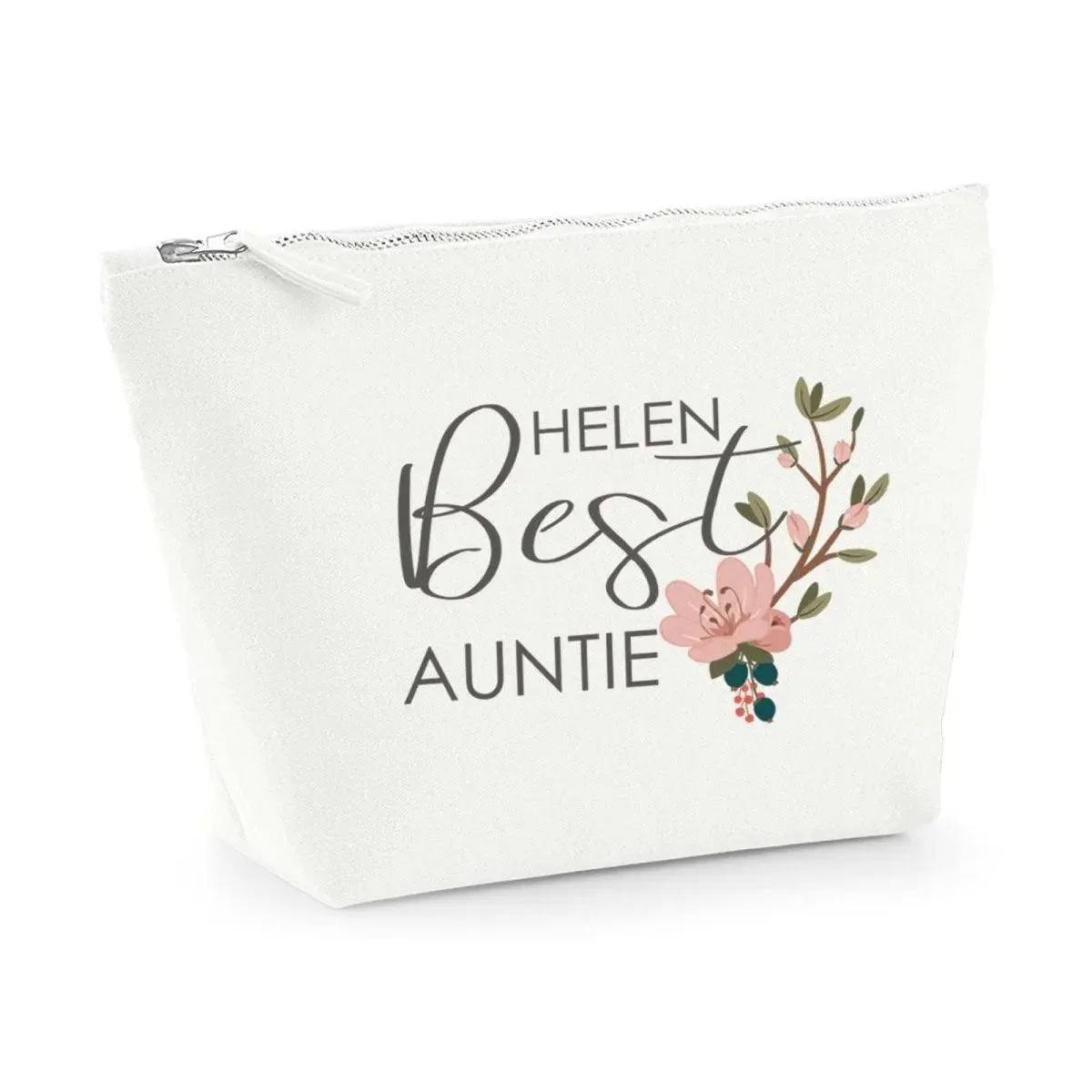 Personalised Best Auntie Makeup Bag, Best Auntie Gift, Bag and Purses, Aunty Thank You Gift, Cosmetic Bag, Auntie Gifts, Toiletry Bags,