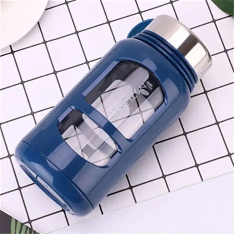 Portable Water Bottle Glass 520/650/1000ml Large Capacity
