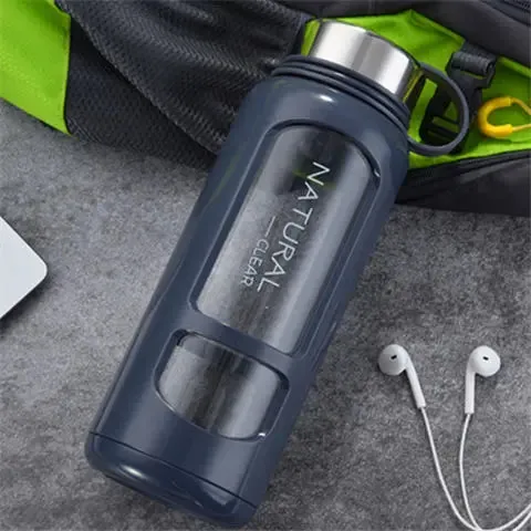 Portable Water Bottle Glass 520/650/1000ml Large Capacity