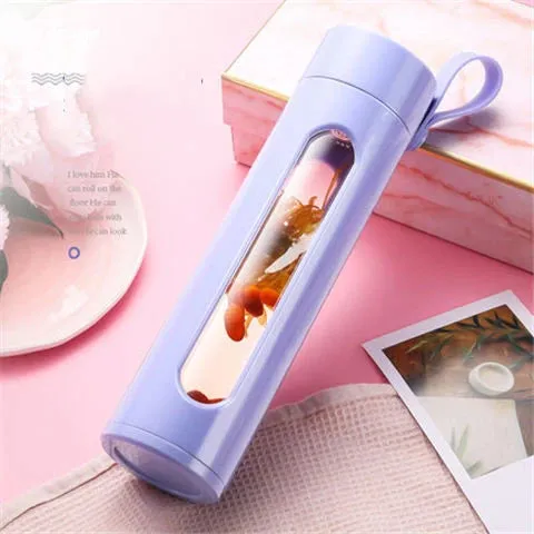 Portable Water Bottle Glass 520/650/1000ml Large Capacity
