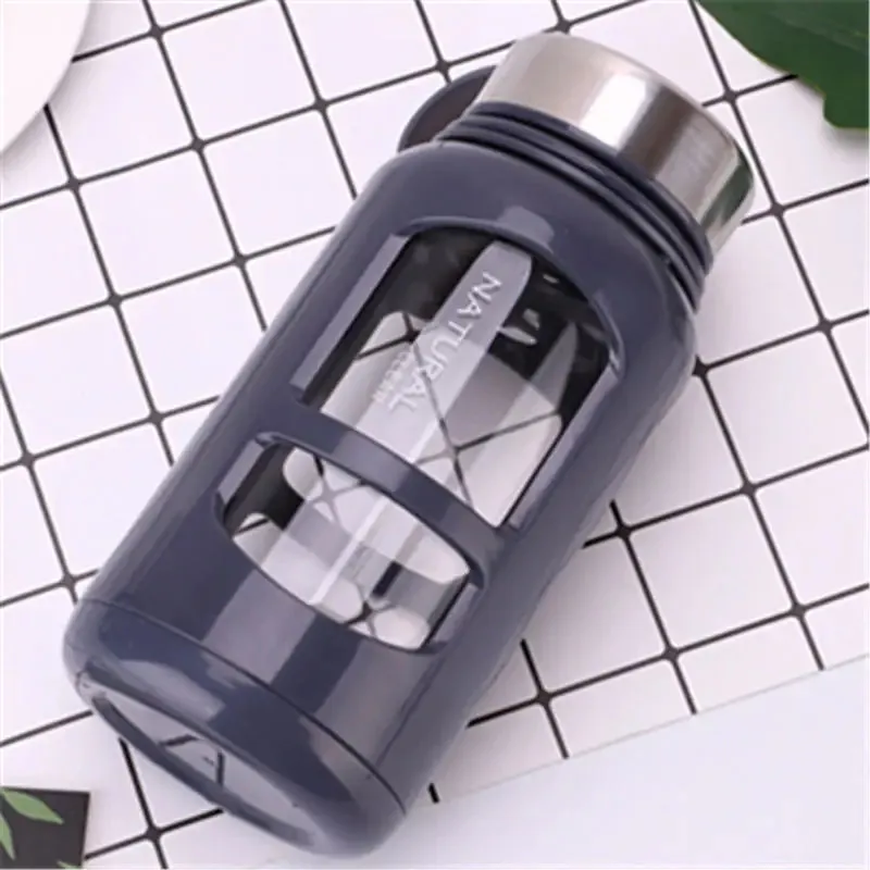 Portable Water Bottle Glass 520/650/1000ml Large Capacity