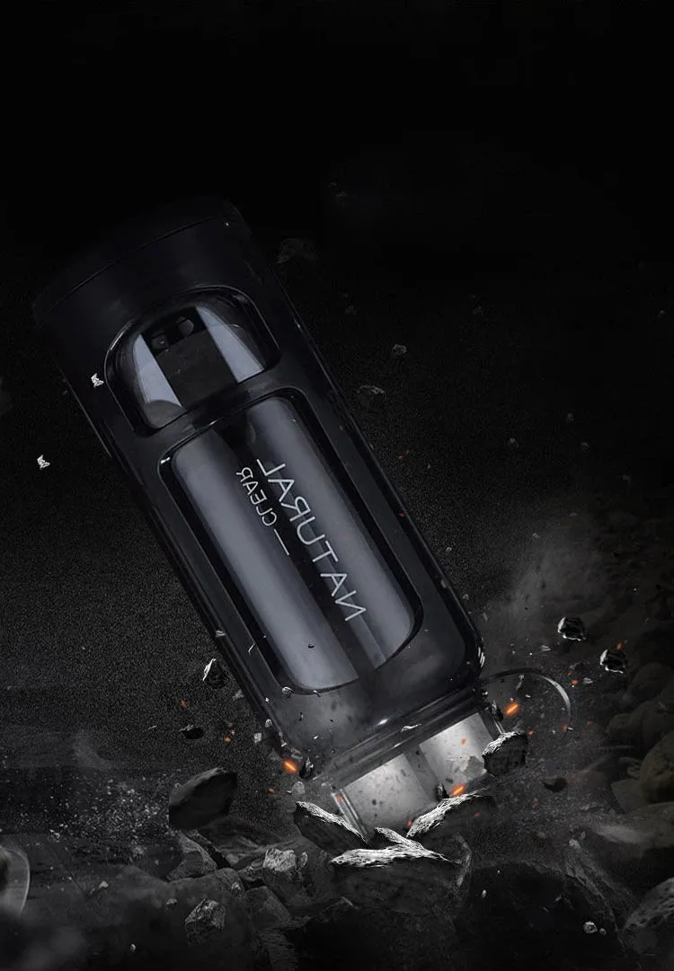 Portable Water Bottle Glass 520/650/1000ml Large Capacity