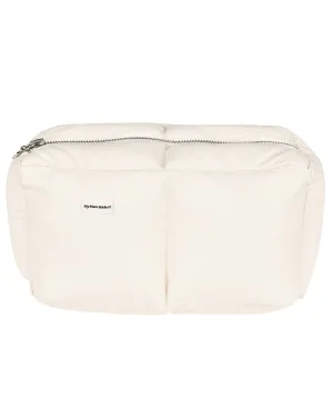 Puffer Cosmetics Bag - Cream