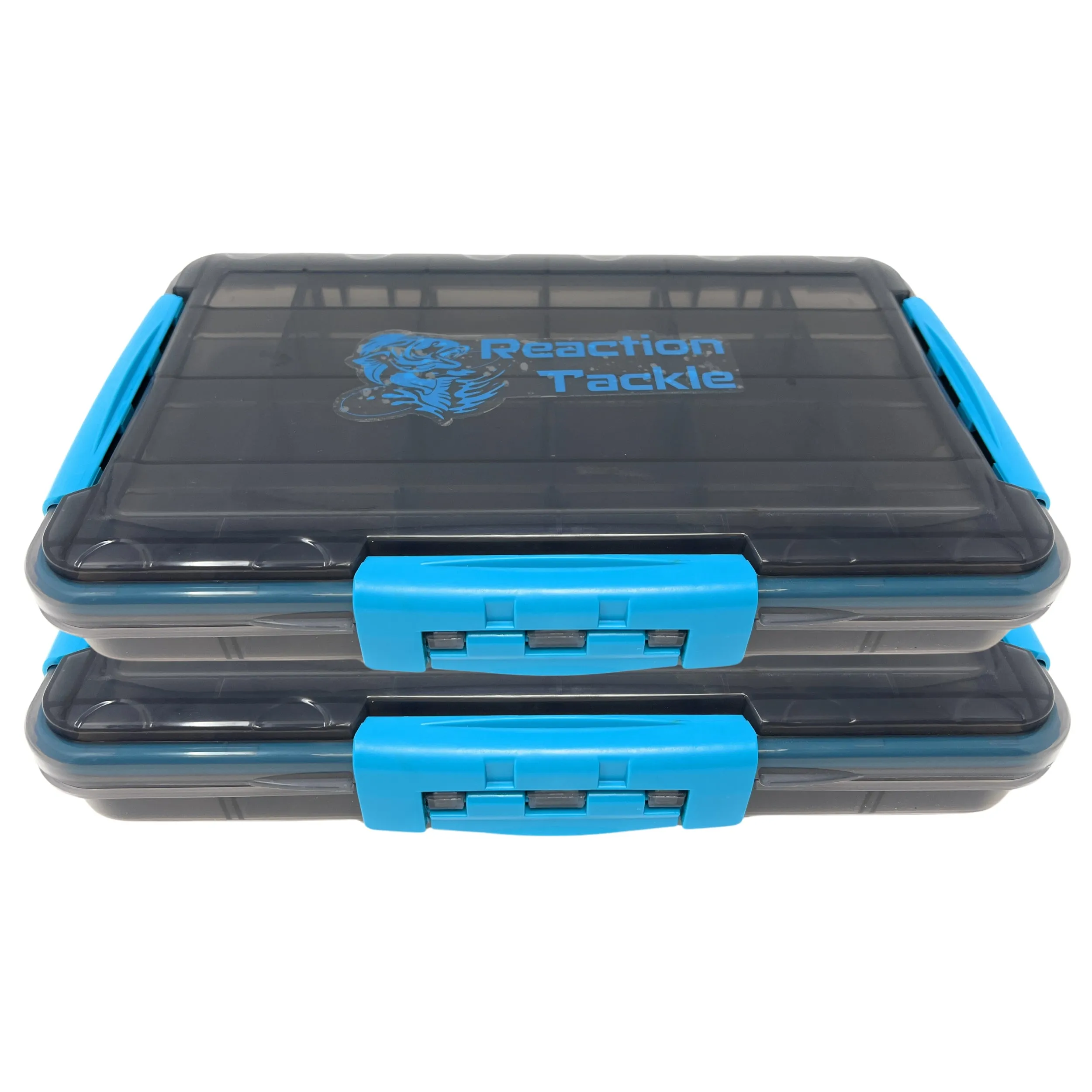 Reaction Tackle Waterproof Tackle Trays - 100% Secure with 3 Clips