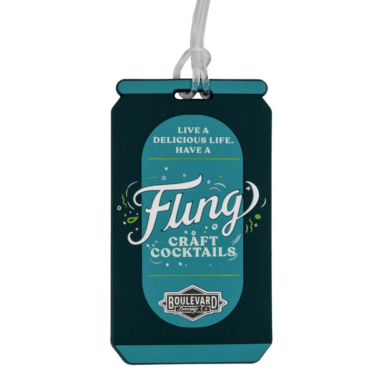 Retro PVC Luggage Tag