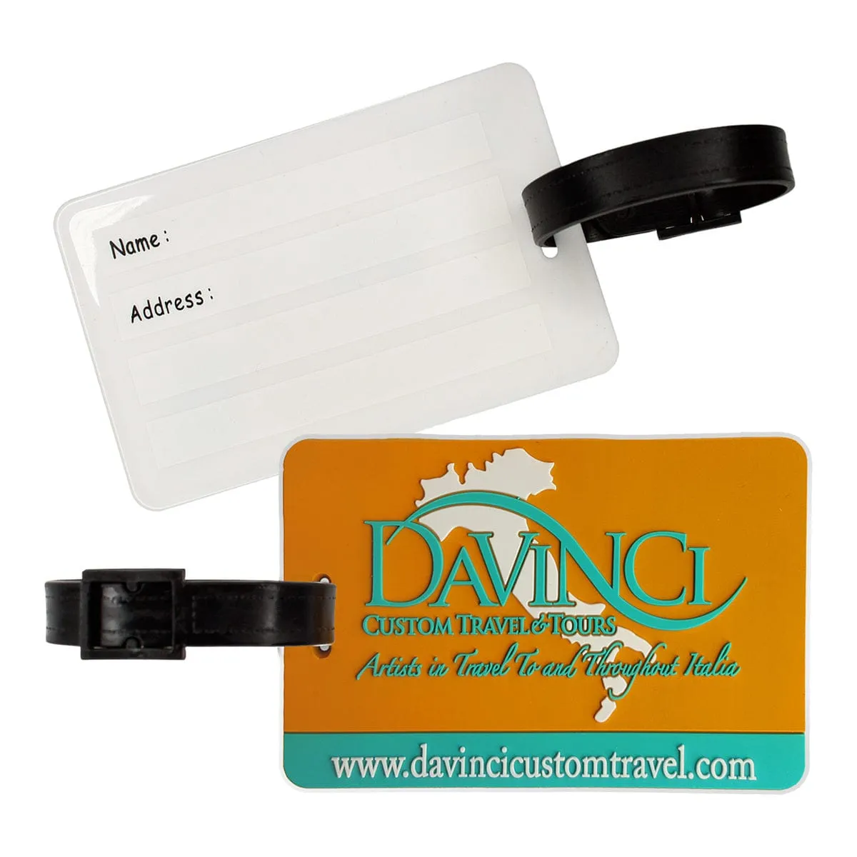 Retro PVC Luggage Tag