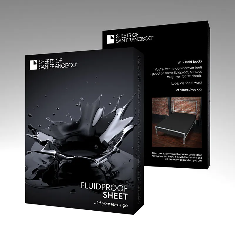 Sheets Of San Francisco Waterproof Sheets Double AU 140 x 190 - Black