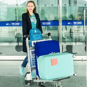 Shoppy Stretchable Protection Polka Dot Luggage Cover