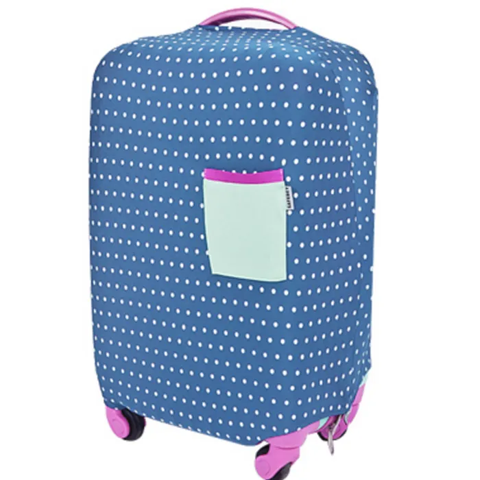 Shoppy Stretchable Protection Polka Dot Luggage Cover